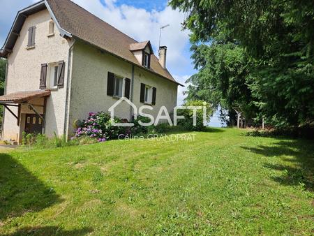 maison t5 avec grange sur terrain de 6840 m2