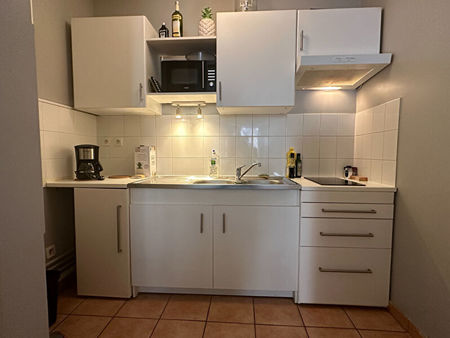 t2 jaude-clermont ferrand 41.52 m2  loué 627.60€/mois   cave 117500€fai