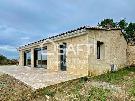 maison en pierre de 130 m3 avec 3 chambres.