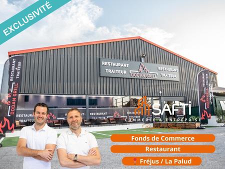 fonds de commerce restaurant dodan grill 300m² dans zone industrielle la palud