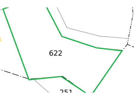 vente terrain 834 m² lect (39260)