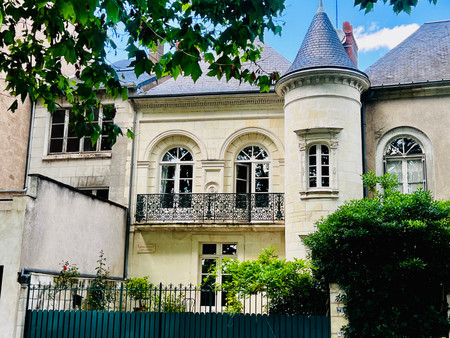 val de loire : maison familiale avec 5 chambres dans le coeur historique de chinon avec vu