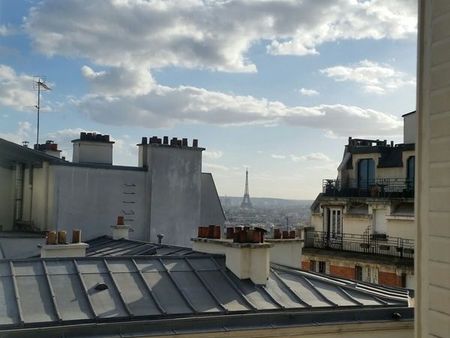 t3 55m2 montmartre balcon vue paris