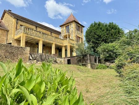 maison de style périgourdiné avec gîte intégral et superbe vue près de...