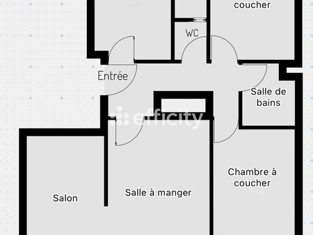 appartement 4 pièces - 70 m²