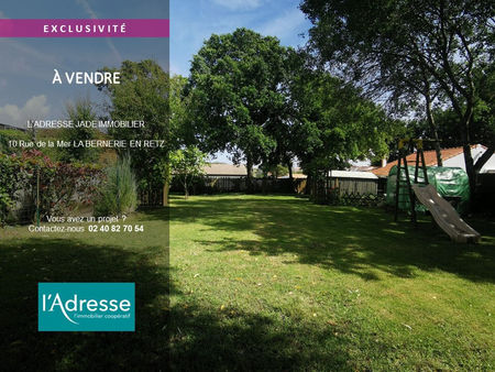 vente terrain  964.00m²  la bernerie