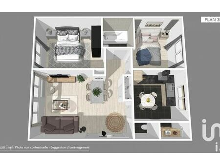 vente appartement 3 pièces 63 m² tarbes (65000)