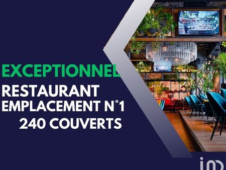 vente restaurant 300 m²