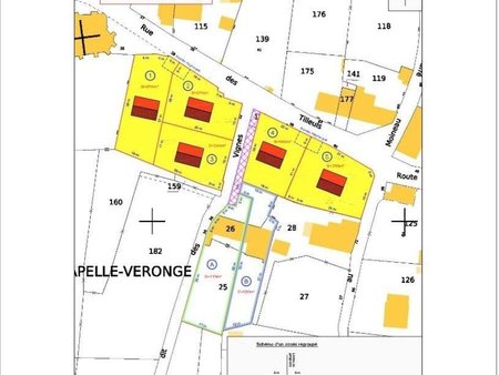 vente terrain de 3 000 m² à la ferté