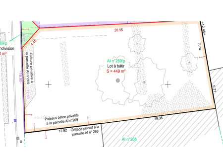 terrain - 459m² - lancieux