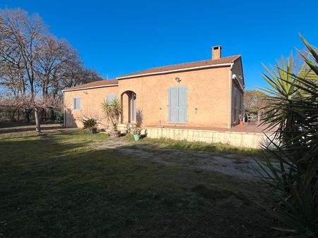 exclusivite à ghisonaccia  villa de 124 m2 route de la mer édifiée sur terrain de 1374 m2