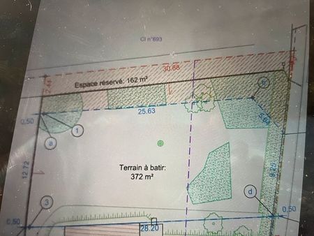 terrain de 372 m² à 1 5km du centre ville d’olivet au 644 route d’ardon