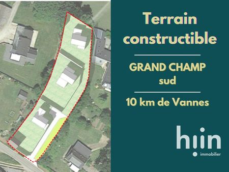 terrain 764 m² vannes