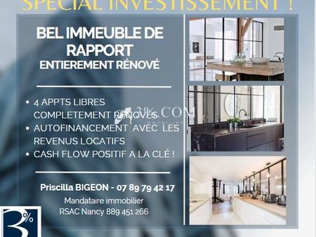 immeuble 250 m² colombey les belles