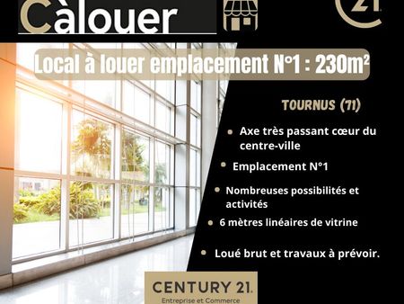 local commercial 230 m² tournus