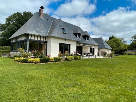 campagne d'honfleur  belle maison contemporaine 4 chambres sur 1.2 hectare