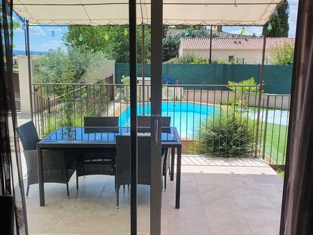 villa recente 116 m2 habitables sur 500 m2 de jardin aménagé avec piscine