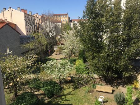 canut / vue jardin / croix-rousse plateau