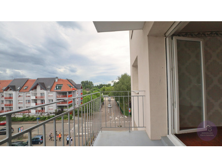 appartement 2 pièces 54m² avec balcon et cave à louer à strasbourg