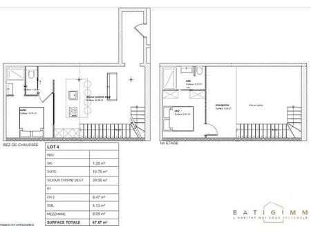 appartement duplex à vendre - 4 pièces - 67 87 m2 - st quentin fallavier - 38 - rhone-alpe