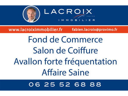 fonds de commerce salon de coiffure