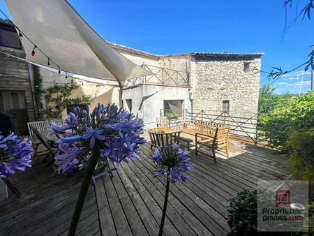 maison de village massanes 220 m2