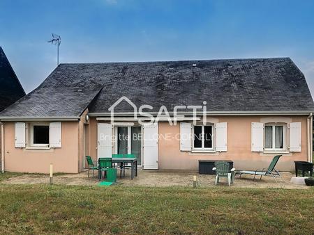 maison traditionnelle plain pied avec jardin 1000 mètres- beaufort en anjou