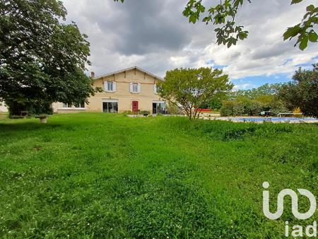 vente maison piscine à targon (33760) : à vendre piscine / 290m² targon