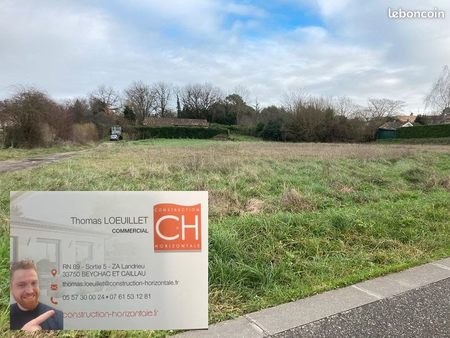 vente terrain 400 m²