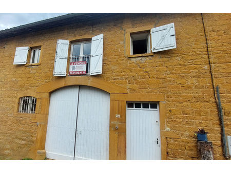 vente maison 3 pièces 60 m² ville-sur-jarnioux (69640)