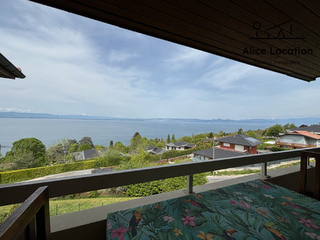 magnifique t3 meuble de 97m2 vue lac panoramique - publier