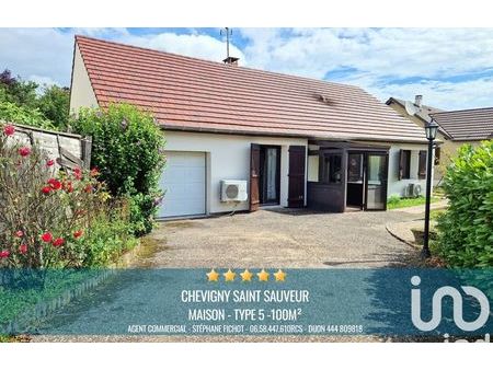 vente maison 5 pièces 100 m² chevigny-saint-sauveur (21800)