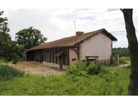 a vendre a 15 km a l'est de macon ancienne longere bressanne a renover avec 7 hectares de 