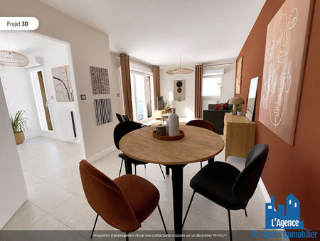 floirac - arena - appartement type 4 de 80 m² avec terrasse loggia 9 m² + 2 places de park