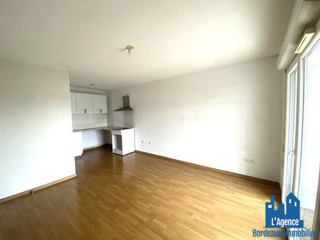 exclusivité ! gradignan malartic - appartement type 2 d'environ 40 m² avec loggia + place 