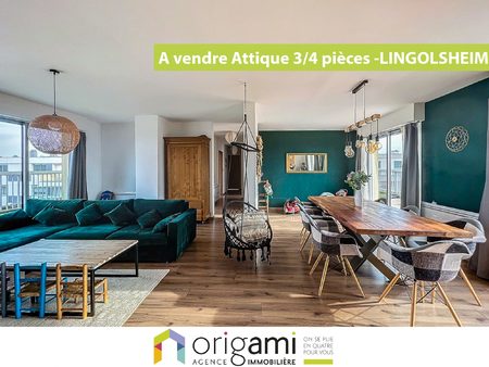 appartement 4 pièces - 97m² - lingolsheim