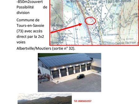 local industriel ou commercial 800m2