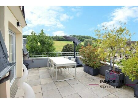 très bel appartement de 4 pp avec terrasse et balcon