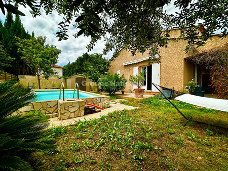 maison milhaud 10 pièces 228 m² avec jardin et piscine