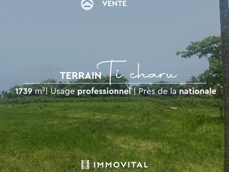 vente terrain a batir dans la commune de petit6bourg