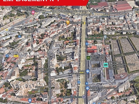 location de local commercial de 640 m² à le kremlin-bicêtre - 94270