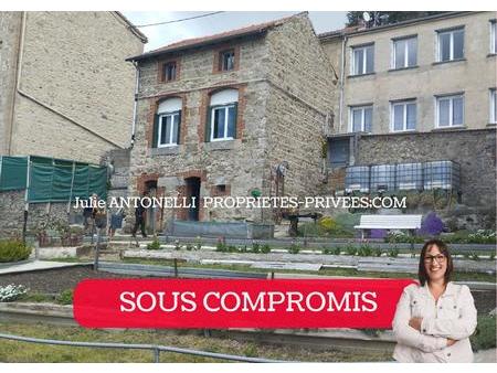 saint just malmont 43240 terrain 573 m² et habitation de 50m² à rénover entièrement