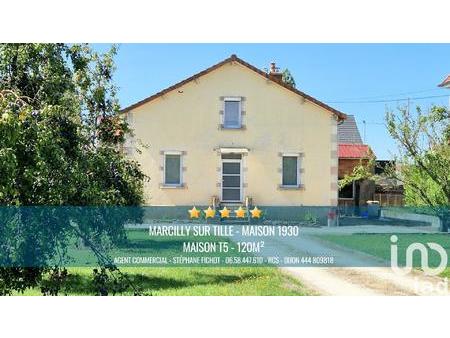 vente maison à marcilly-sur-tille (21120) : à vendre / 120m² marcilly-sur-tille