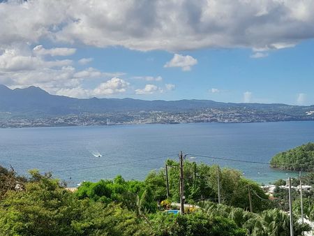 location a l annee- appartement t3 aux trois-ilets - meuble  equipe- magnifique vue mer