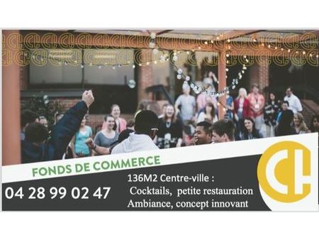 fonds de commerce bar  brasserie 150 m²