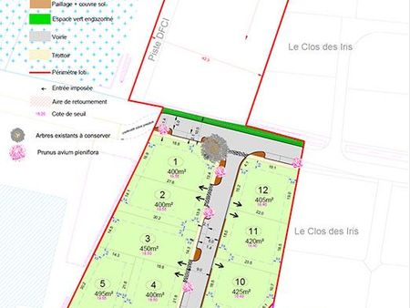 terrain 405 m² hourtin