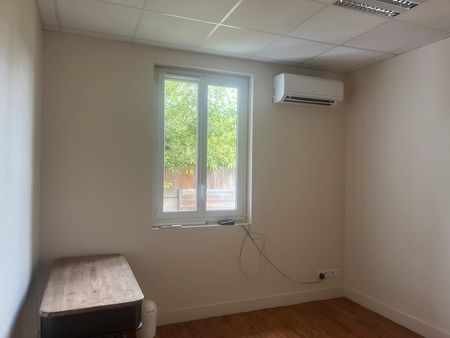 local professionnel très propre  chaleureux  climatisé  donnant sur un jardin / 20m2