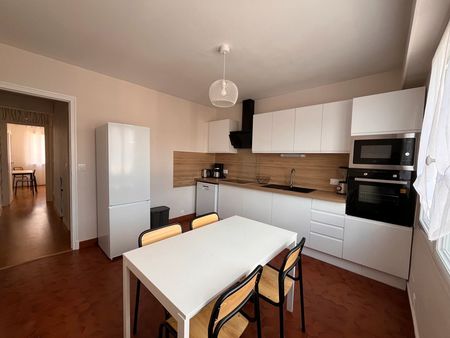 location superbe appartement meublé de 68 m² - proche du jardin des prébendes