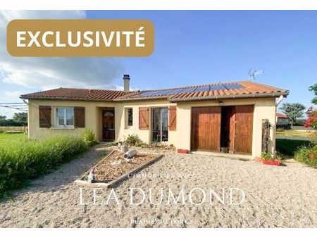 exclusivité : maison plain pied de 98 m² sur un terrain de 4000 m²