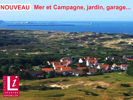 ambleteuse : mer et campagne 10 mn à pied de la plage  jardin  garage 